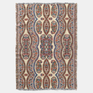 Paisley Design #7 at SusieJayne Throw Blanket