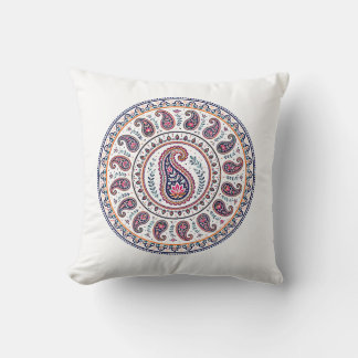 Paisley design cushion