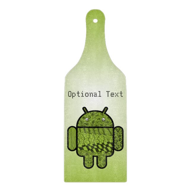 Paisley Doodle Character for Android™ Cutting Board (Front)