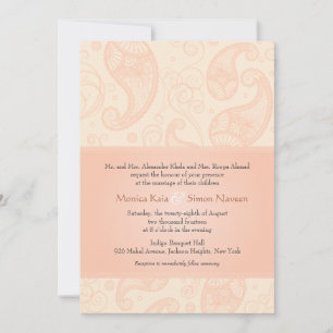 Paisley Dreams Wedding Invitation