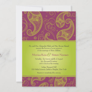 Paisley Dreams Wedding Invitation