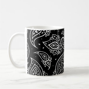 Paisley elegance: seamless ethnic pattern. coffee mug