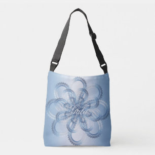 Paisley element. Monogram. Crossbody Bag