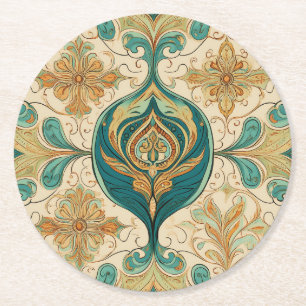 Paisley Emerald Coaster