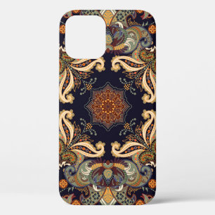 Paisley Floral: Batik Shawl Elegance. iPhone 12 Case
