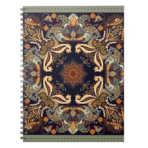 Paisley Floral: Batik Shawl Elegance. Notebook