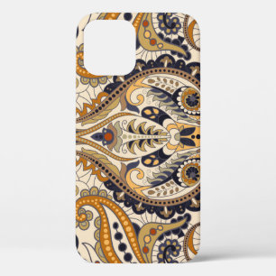 Paisley Floral: Colourful Seamless Design iPhone 12 Case