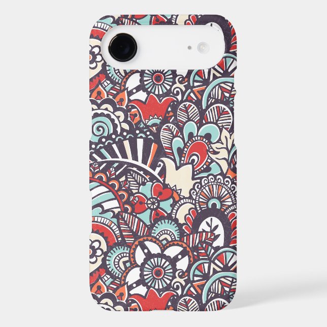 Paisley Floral Doodle Pattern Case-Mate Samsung Galaxy Case (Back)