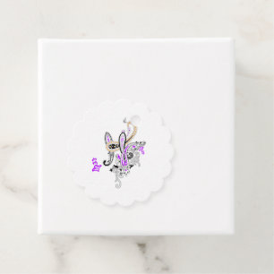 Paisley Floral Favour Tags for Weddings