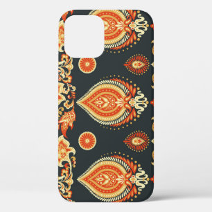 Paisley Floral: Oriental Ethnic Seamless iPhone 12 Case
