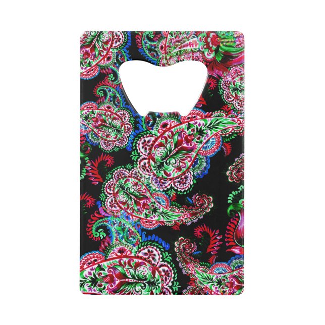 Paisley Floral Pattern, Ethnic Background. (Front)