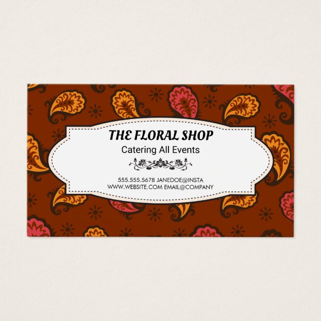 Paisley Flower Doodles (Front)