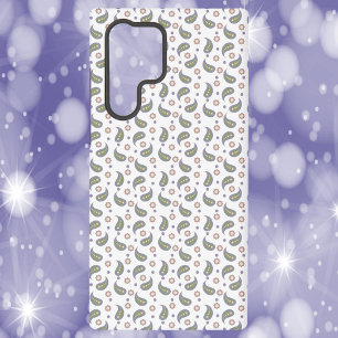 Paisley Flowers Dots Green Pink Purple Samsung Galaxy Case