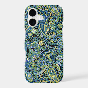 Paisley Forest Green iPhone Case