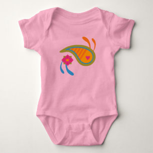 Paisley Fun Baby Bodysuit