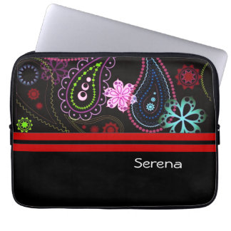 Paisley Glow Neoprene Laptop Sleeve