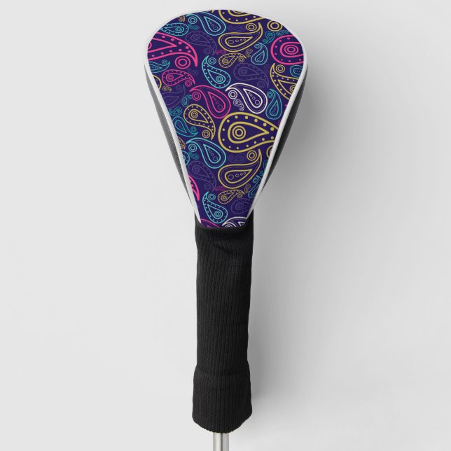 paisley golf head cover (Front)