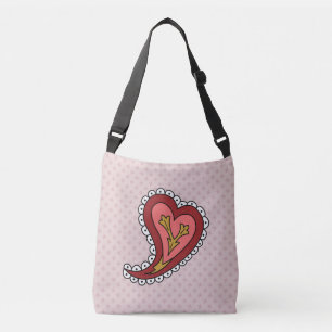 Paisley Heart All-Over-Print Bag
