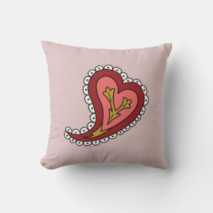 Paisley Heart Pillow