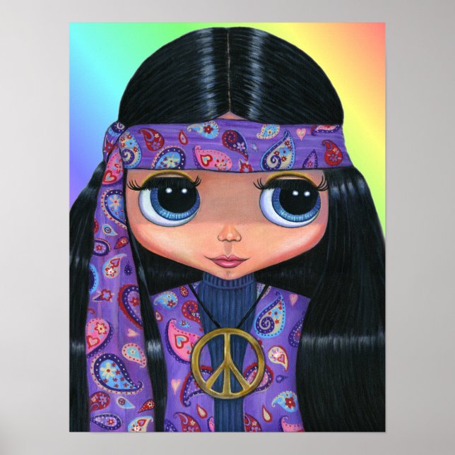 Paisley Hippie Doll Poster (Front)