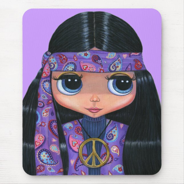 Paisley Hippie Mousepad (Front)