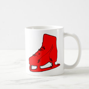 paisley ice skate coffee mug