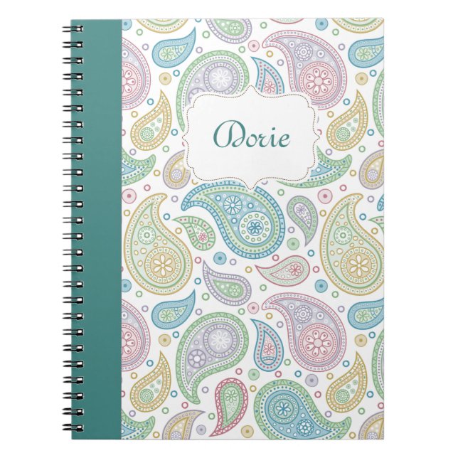 Paisley in Peacock Notebook (Front)