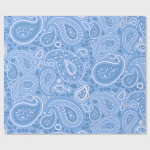Paisley & Leopard Print Wrapping Paper