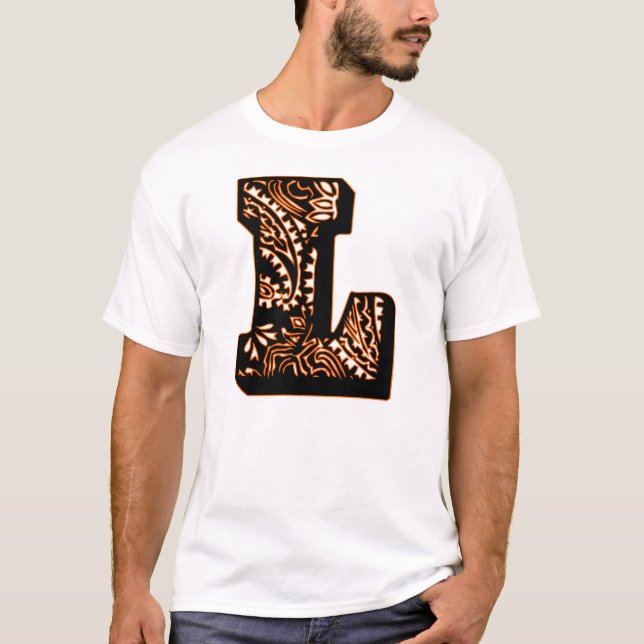 Paisley Monogram - L T-Shirt (Front)