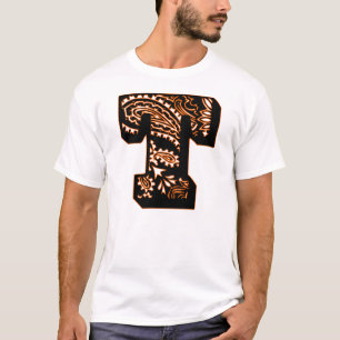 Paisley Monogram - T T-Shirt