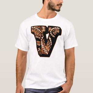 Paisley Monogram - V T-Shirt