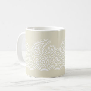 Paisley on Ivory Coffee Mug