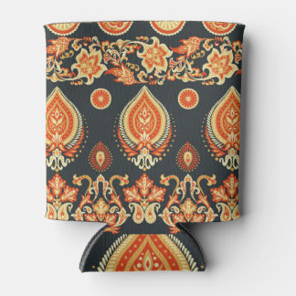 Paisley Oriental Ethnic Fabric Can Cooler