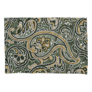 Paisley Oriental Ethnic, Vintage Seamless. Pillowcase