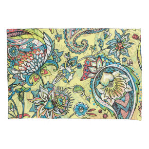 Paisley Oriental Traditional Seamless Pattern Pillowcase
