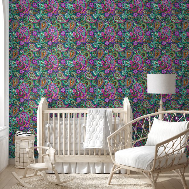 Paisley Ornaments / Pattern 2 Wallpaper (Kids)