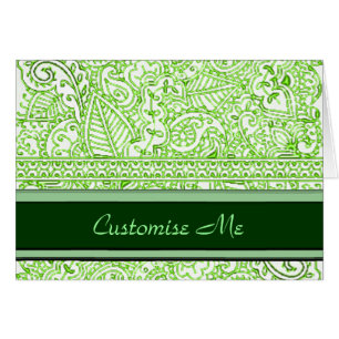 Paisley Passion - Green (Henna)