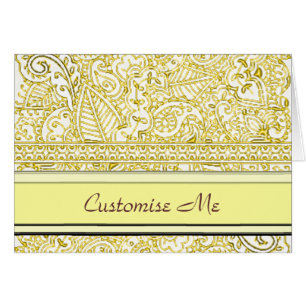 Paisley Passion - Yellow (Henna)