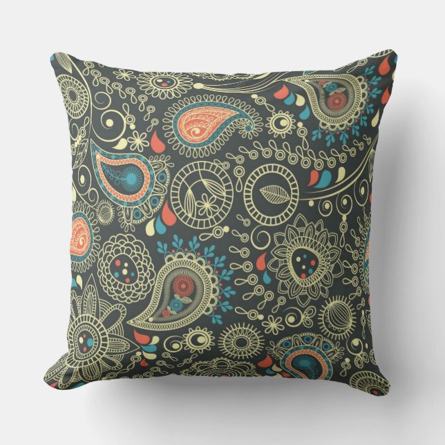 Paisley Pattern 3 Cushion (Front)