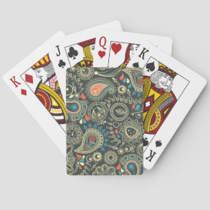 Paisley Pattern 3 Playing Cards