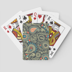 Paisley Pattern 3 Playing Cards