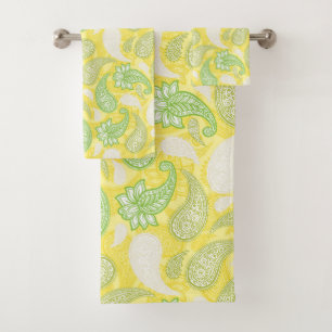 Paisley Pattern  Bath Towel Set
