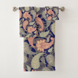 Paisley Pattern Bath Towel Set