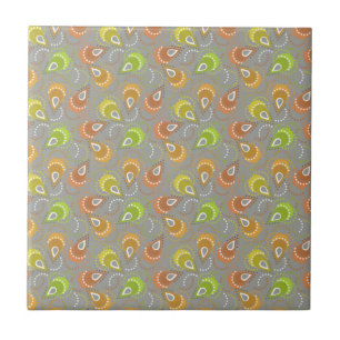 Paisley pattern. ceramic tile
