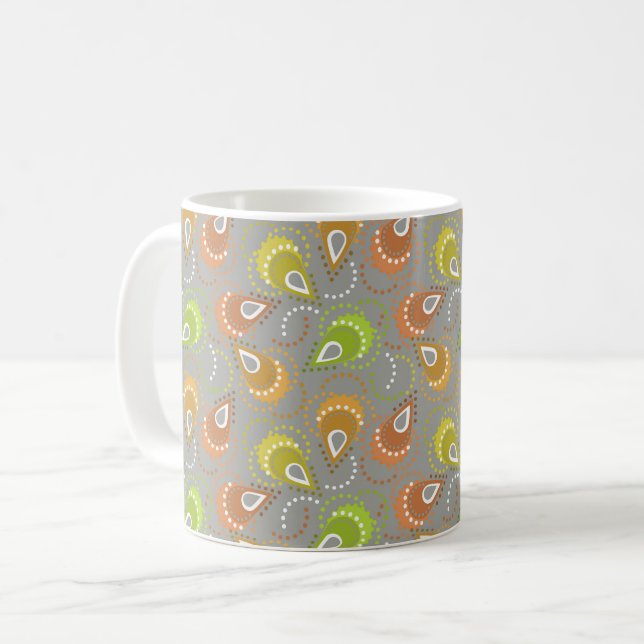 Paisley pattern. coffee mug (Front Left)