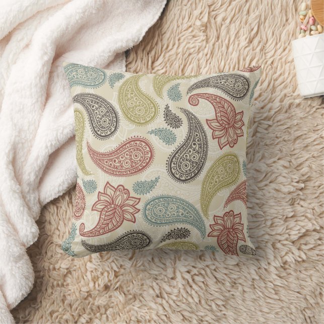 Paisley Pattern  Cushion (Blanket)