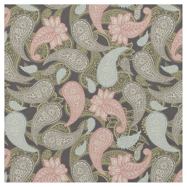 Paisley Pattern Fabric (Close Up)