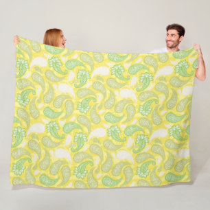 Paisley Pattern  Fleece Blanket