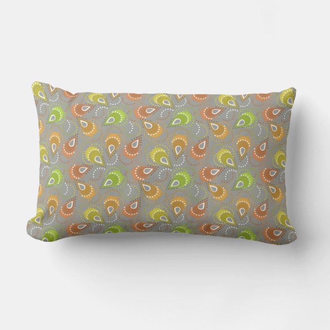 Paisley pattern. lumbar cushion (Front)