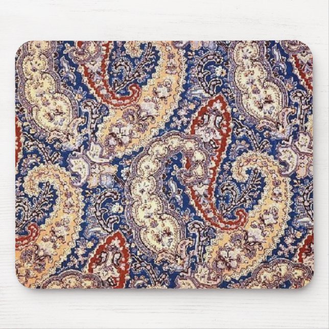 Paisley Pattern Mouse Pad (Front)